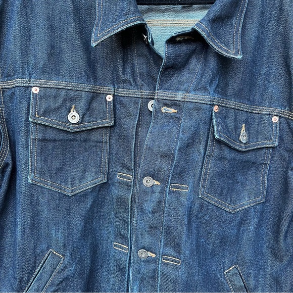 Guess Vintage 90’s Men’s Button Up Denim Jean Jacket Sz XXL - Picture 6 of 16